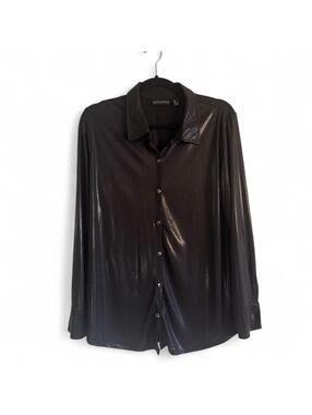 Susan Graver Women's Black Blous